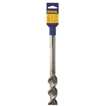 Irwin 323017 Hammer Drill Bit, 1 in Dia, 21 in OAL, Twist Flute, 4-Flute, 5 in Dia Shank, SDS Max Shank