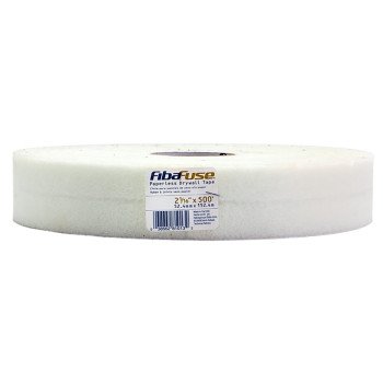 Adfors FibaFuse FDW8203-U Paperless Drywall Tape, 500 ft L, 2-1/16 in W, White