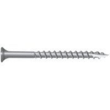 Camo 0348179S Deck Screw, #10 Thread, 3 in L, Bugle Head, Star Drive, Type 17 Slash Point, Stainless Steel, 1750/PK