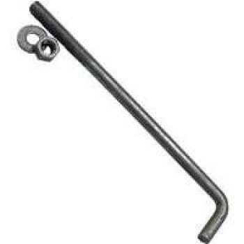 ProFIT 3/8X8 Anchor Bolt, 8 in L, Steel, Bright