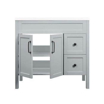 NORD GR V3722MAG VANITY GRY 36