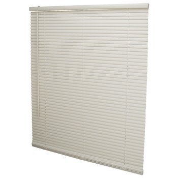 Simple Spaces PVCMB-11AA Blind, 64 in L, 36 in W, Vinyl, Alabaster