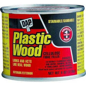 DAP Plastic Wood 21400 Wood Filler, Paste, Strong Solvent, Light Oak, 4 oz