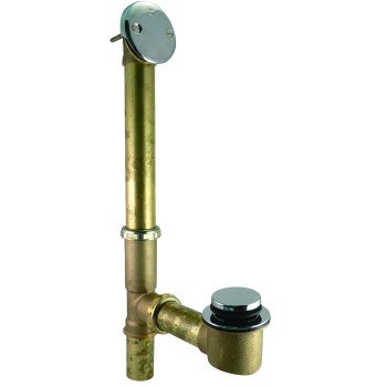 Keeney 612RB Bath Drain Assembly, Brass, Chrome