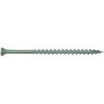 Camo 0346134 Deck Screw, #7 Thread, 2 in L, Trim Head, Star Drive, Type 17 Slash Point, Carbon Steel, ProTech-Coated, 350/PK