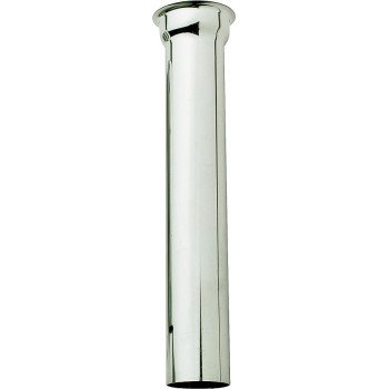 Plumb Pak PP9-8CP Sink Tailpiece, 1/2 in, 8 in L, Flange, Brass