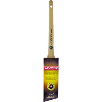 Wooster 4230-1 1/2 Paint Brush, 1-1/2 in W, 2-3/16 in L Bristle, Synthetic Fabric Bristle, Sash Handle