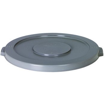 Continental Commercial Huskee 1002GY Receptacle Lid, 10 gal, Plastic, Gray, For: Huskee 1001 Container