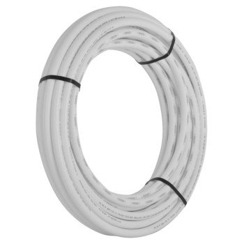 SharkBite U870W100 PEX Pipe, 3/4 in, 100 ft L, White