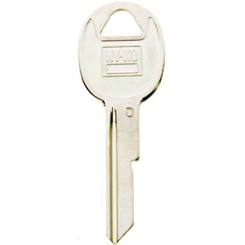 Hy-Ko 11010B51 Key Blank, Brass, Nickel