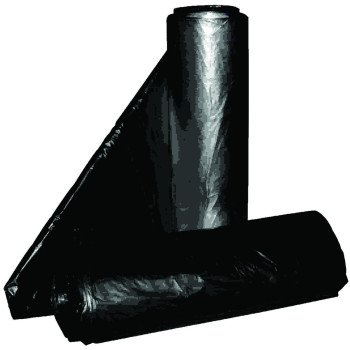 ALUF Plastics RL Series RCT-60XX Royal Crown Top Liner, 55 to 60 gal, Metalocene Blend, Black