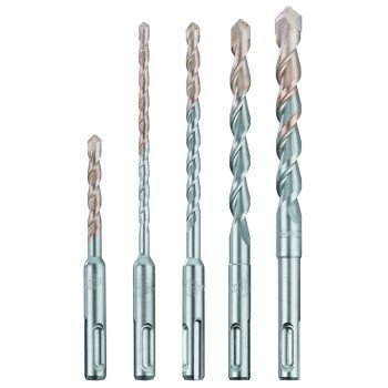 DEWALT DW5470 Hammer Bit Set, 5-Piece, Carbide, Bright