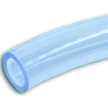 Abbott Rubber T10 Series T10004010 Tubing, 5/8 in OD, 1/2 in ID, Clear