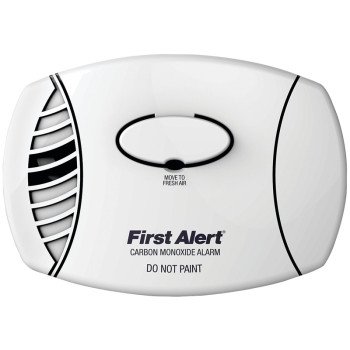 First Alert CO400B Single Gas Detector, 85 dB, Alarm: Audible/Visual, Electrochemical Sensor, White