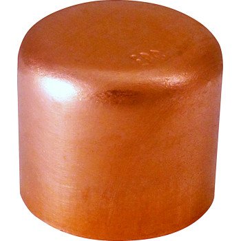 Elkhart Products 30630 Tube Cap, 3/4 in, Sweat, Wrot Copper