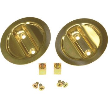 Johnson Hardware 21-3PPK2 Privacy, US3 Brass, 2-3/8 in Backset