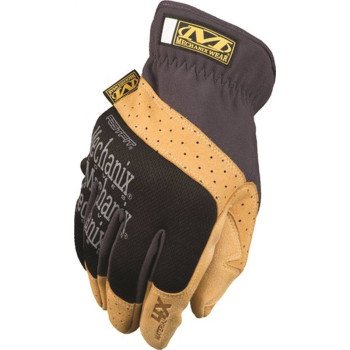 Mechanix Wear FastFit Series MF4X-75-010 Work Gloves, L, 10 in L, Reinforced Thumb, Elastic Cuff, Synthetic Leather
