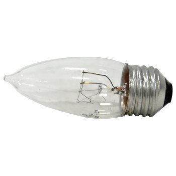 Sylvania 13651 Incandescent Lamp, 40 W, B10 Lamp, Medium Lamp Base, 372 Lumens, 2850 K Color Temp, 1500 hr Average Life