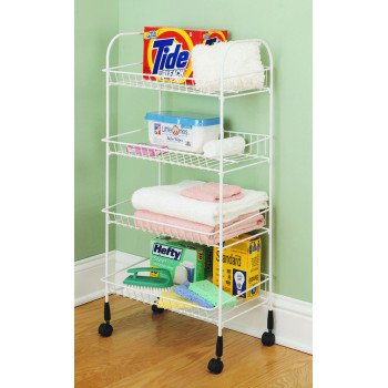 ClosetMaid 1611 Rolling Cart, 17.63 in OAW, 34.9 in OAH