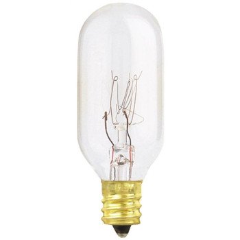 Feit Electric BP15T7/CAN Incandescent Bulb, 15 W, T7 Lamp, Candelabra E12 Lamp Base, 2700 K Color Temp