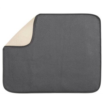 Interdesign 40132 Drying Mat, 18 in L, 16 in W, Microfiber Terry/Polyester