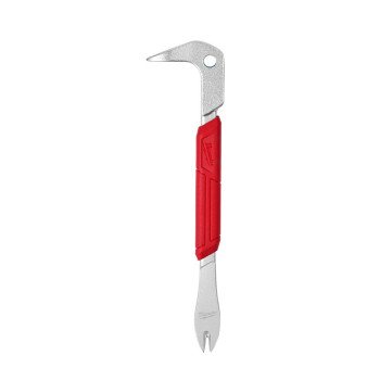 Milwaukee 48-22-9030 Finish Nail Puller, 9 in L, Beveled Edge Tip, Steel, Red/Silver, 2 in W