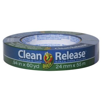 Duck Clean Release 240193 Painter's Tape, 60 yd L, 0.94 in W, Blue