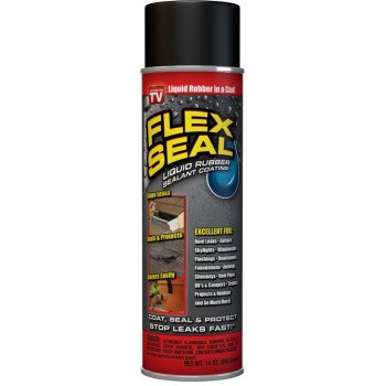 Flex Seal FSC20 Rubberized Spray Coating, Black, 14 oz, Can