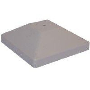 PCP44 GRY PLAST POST CAP 4X4  