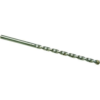 Irwin 326015 Rotary Hammer Drill Bit, 1/2 in Dia, 6 in OAL, Percussion, Twist Flute, 2-Flute, 1/2 in Dia Shank