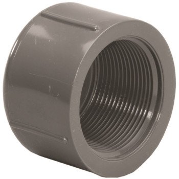 Lasco 848005BC Pipe Cap, 1/2 in, FIP, PVC, SCH 80 Schedule