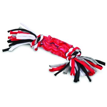 DOGZILLA 30892 Dog Toy, L, Snarl Toy, Black/Red