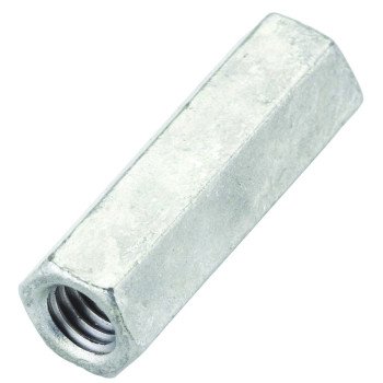 National Hardware 4013BC Series N182-684 Coupling Nut, UNC Thread, 3/8-16 Thread, Galvanized