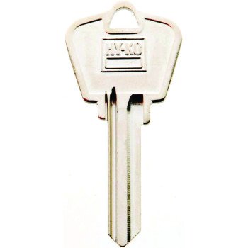 Hy-Ko 11010AR4 Key Blank, Brass, Nickel, For: Arrow Cabinet, House Locks and Padlocks