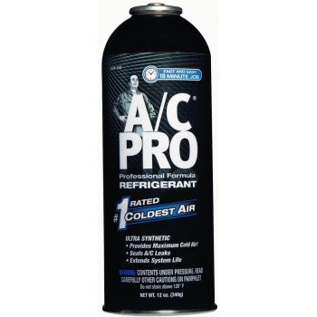 A/C Pro ACP102-6 AC Refrigerant, 12 oz, Can, Liquid-Based Aerosol