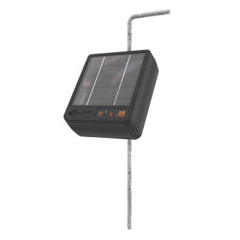 Gallagher G349404 Solar Fence Energizer, Lithium Battery, 0.37 miles Fence Distance