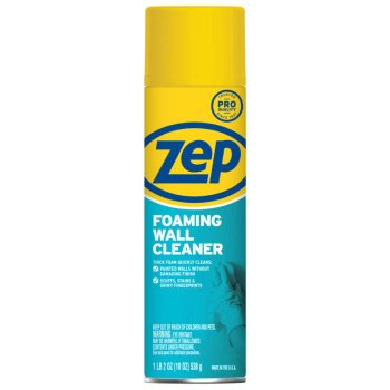 Zep ZUFWC18 Foaming Wall Cleaner, 18 oz Can, Ammonia, Opaque Off-White