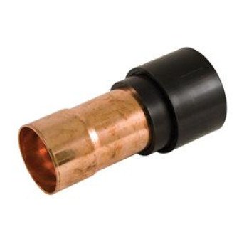 aqua-dynamic 3493-007 Transition Pipe Coupling, 1-1/2 in, Hub x Sweat, SCH 40 Schedule