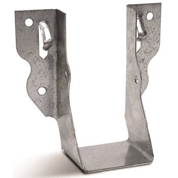 Simpson Strong-Tie LU Series LU210L Standard Joist Hanger, 8 in H, 1-5/8 in D, 1-9/16 in W, 2 x 10 in, Steel, Galvanized