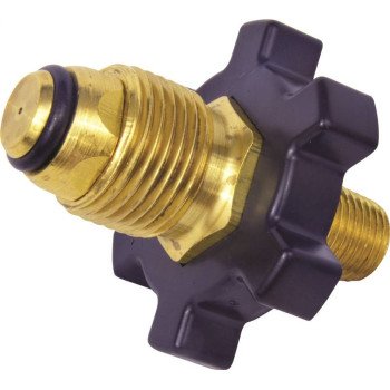 Mr. Heater F273758 Cylinder Adapter, Brass, Gold