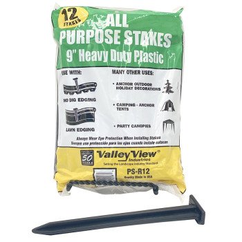 STAKES POLY EDGE LAWN 9IN