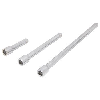 Vulcan TS-3PC-EB3/8 Extension Bar Set, 3 in L, Chrome