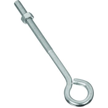 National Hardware N221-242 Eye Bolt, 5/16-18 Thread, 3 in L Thread, 3/4 in ID Dia Eye, 4.72 in L Shank, Steel, Zinc