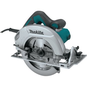 Makita HS7600 Circular Saw, 10.5 A, 7-1/4 in Dia Blade, 5/8 in Arbor, 0 to 45 deg Bevel