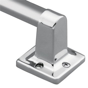 Moen LR2260 CHROME Bath Grip, 16 in L Bar, 250 lb, Stainless Steel, Chrome, Screw Mounting