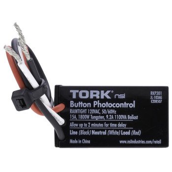 Tork RKP Series RKP301 Photocell Button, 120 V