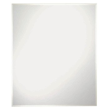 Renin 201240 Somerset Frameless Mirror, 36 in L, 30 in W, Rectangular, Clear Frame