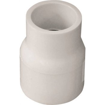 IPEX 435759 Reducing Pipe Coupling, 3/4 x 1/2 in, Socket, White, SCH 40 Schedule