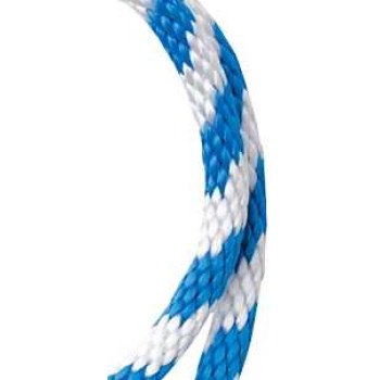 Baron 54023 Rope, 5/8 in Dia, 140 ft L, 325 lb Working Load, Polypropylene, Blue/White