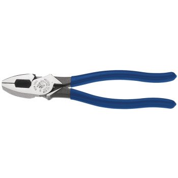 Klein Tools D213-9NETP Cutting Plier, 9-3/8 in OAL, 1.43 in Cutting Capacity, Dark Blue Handle, 1-1/4 in W Jaw